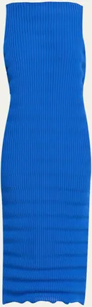 Issey Miyake Spring Plisse Sleeveless Midi Dress