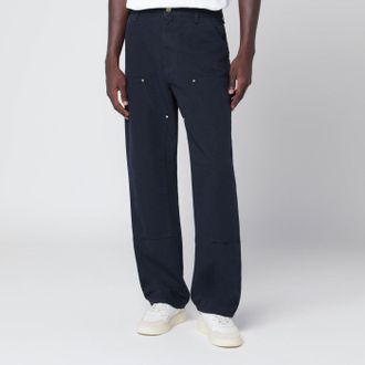Carhartt Work in Progress Dark Navy Double Knee Pant