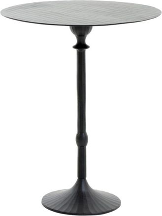 Light & Living Light&living - Mesa Auxiliar Janna En Negro Mate - &Oslash;50x60 Cm