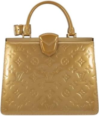 Louis Vuitton Pre-owned Handbags, female, Yellow, Size: ONE SIZE Pre-owned Vernis Handbag