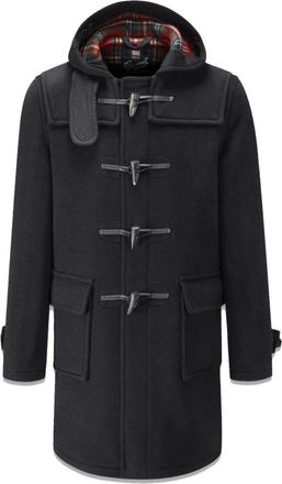 Gloverall Morris Duffle Coat - Heren - Parka Jassen - Zwart - S - Wol - Jassen