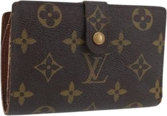 Louis Vuitton Pre-owned Wallets, female, Brown, Size: ONE SIZE Pre-owned Monogram Canvas Wallet
