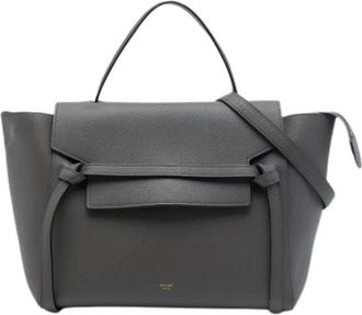 Celine Pre-owned Mini Belt Bag - Dames - Vintage Handtas - Grijs - ONE Size - Leer - Vintage