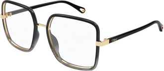 Chlo&eacute; Square Frame Glasses - female - Chlo&eacute; - Glasses - Black - 55 MM - Accessories