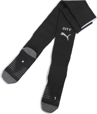 Puma Calzettoni con grafica Manchester City 25/26 da uomo, Abbigliamento, Nero, 35-38