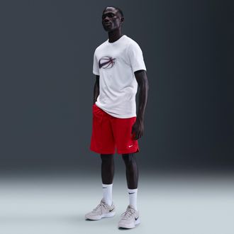 Nike Mens DNA Academy Dri-FIT 11 Basketball Shorts in Red | IF1591-658