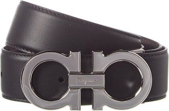 Ferragamo Ferragamo Gancini Reversible & Adjustable Leather Belt