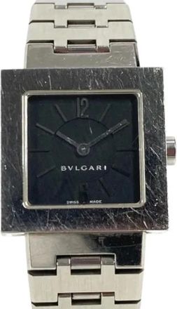 Bulgari Pre-owned Watches, female, Black, Size: ONE SIZE Pre-owned Vintage Watch
