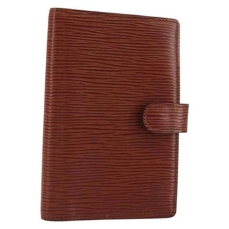 Louis Vuitton Pre-owned Day Planner Cover - - Pre-owned - Donna - Marrone - ONE SIZE