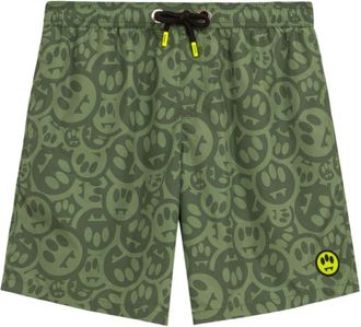 Barrow graphic print swimming shorts - men - Fabric - S - Green