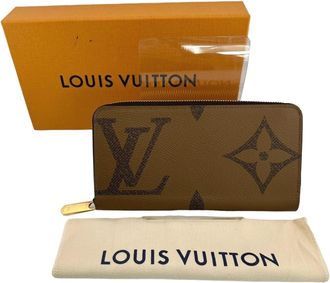 Louis Vuitton Monogram Reverse Brown Monogram Long Wallet (Bi-Fold) (Pre-Owned)