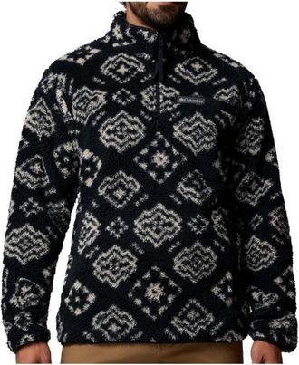 Columbia Rugged Ridge High Pile Half Zip Fleecepullover f&uuml;r Herren | schwarz
