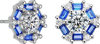 Genevive Silver Earrings