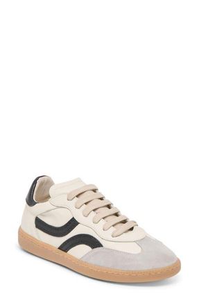 Dolce Vita Rebel Sneaker in White/black Leather at Nordstrom, Size 9