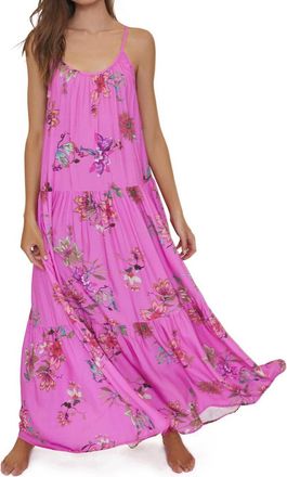 PQ Swim Arron Maxi Dress In Garden Pink