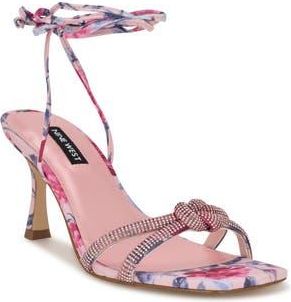 Nine West Raqchel Ankle Wrap Sandal in Light Pink at Nordstrom Rack, Size 6.5