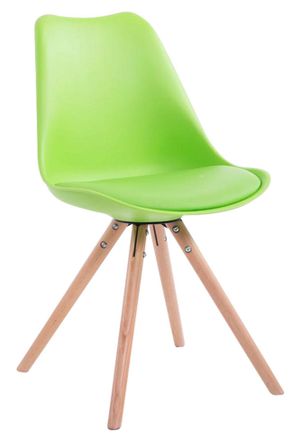 Clp Clp - Sedia Toulouse In Similpelle Gambe Tonde Verde Natura