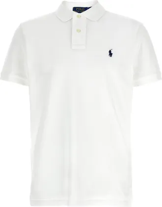 Polo Ralph Lauren Logo Embroidery Shirt Polo Bianco-Uomo