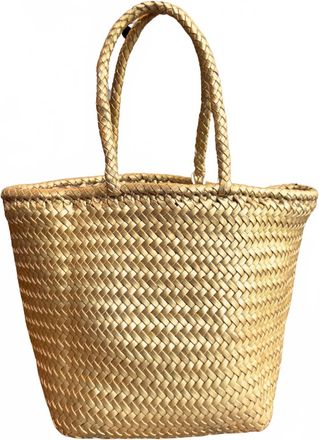 Dragon Diffusion Womens Grace Basket Bag In Gold