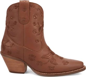 Dingo Womens Sweetheart Bootie In Brown