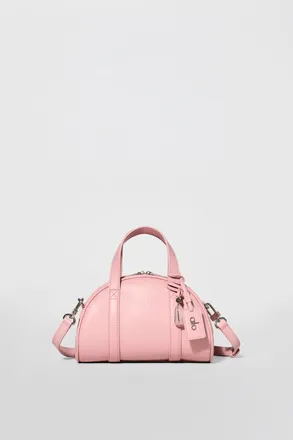 Alo Mini Odyssey Bag in Vintage Pink Leather