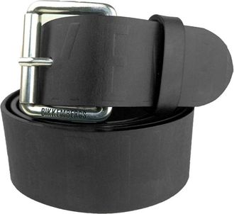 Dirk Bikkembergs Elegante Leren Logo Riem - Heren - Riemen - Zwart - ONE Size - Leer - Accessoires