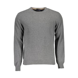 Harmont & Blaine Heren, Truien, Grijs, Maat: 2XL Wol