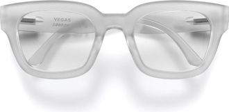 London Mole Vegas reading glasses | Cool oversized square/rectangular/trapezoidal shaped readers | Mens Womens Unisex | Spring hinges