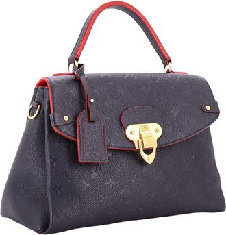 Louis Vuitton Blue Monogram Empreinte Georges MM (Authentic Pre-Loved)