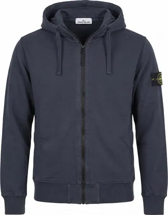 Stone Island Organic Cotton Fleece Hoodie Sweatshirt