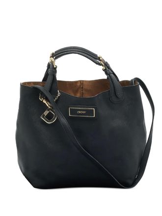 DKNY charm-detail tote bag - Black