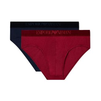 Emporio Armani Underpants, male, Multicolor, L, Two-Pack Briefs