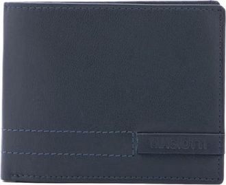 Laura Biagiotti Minimal Wallet - Heren - Accessoires - Blauw - Maat: ONE Size Leer