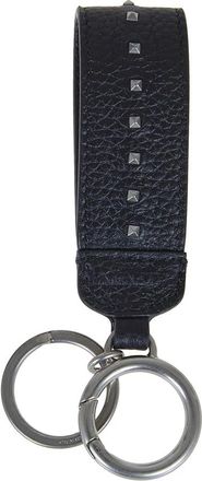 Valentino Garavani Key Ring Rockstud - Heren - Sleutelhangers & Tashangers - Zwart - ONE Size - Leer - Accessoires