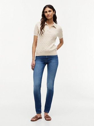 Tommy Hilfiger Como Whiskered Mid Rise Skinny Jeans