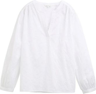 Tom Tailor Dames, Blouses & Shirts, Wit, Maat: S