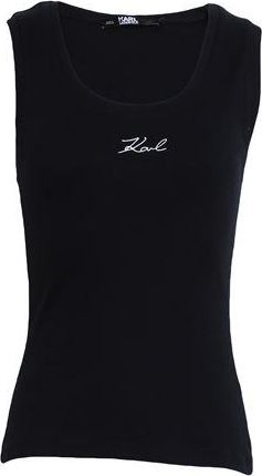 Karl Lagerfeld LOGO RIB TANK TOP