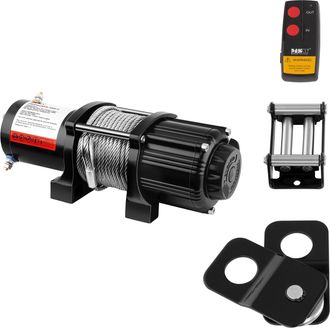 MSW Bike Accessories Msw - Cabrestante Todoterreno - 2.040 Kg - 4.500 Lbs