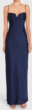 Amanda Uprichard Ira Maxi Dress In Ink