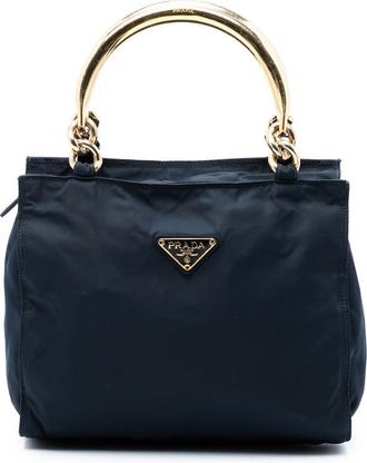 Prada Pre-owned Prada Tessuto Metal Handle Bag Ladies M1BT6D77PDD5UJ7Y