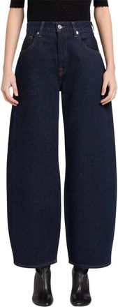 7 For All Mankind Bonnie Curvilinear Jeans - Dames - Loose Fit Jeans - Blauw - W30 - Jeans