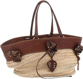 Miu Miu Pre-owned Tote Bag - Dames - Vintage Shopper - Veelkleurig - ONE Size - Leer - Vintage