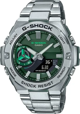 Casio G-Shock G-Steel Silver Green GST-B500AD-3APFT