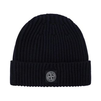 Stone Island Accessories, male, Blue, S, Cappello Cuffia