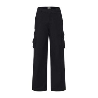Pretty Green Katoenen Cargo Broek Heren (Zwart)