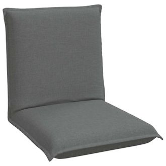 vidaXL Sill&oacute;n Ajustable Gris Oscuro Tela Vidaxl