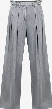 Jacob Cohen Jeans mit weitem Bein aus Lyocell und Baumwolle Anne