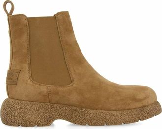 Gioseppo Leren Chelsea Enkellaarzen - Dames - Schoenen - Bruin - Maat: 39 EU Su&egrave;de