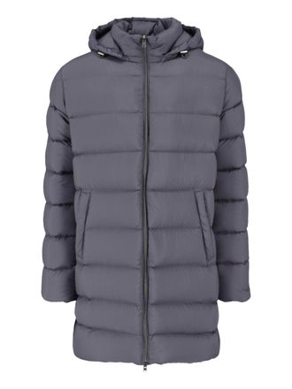 Herno Technical Fabric Padded Parka With Adjustable Hood