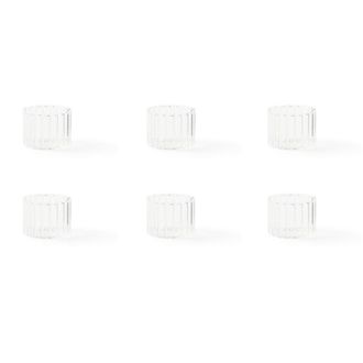 BITOSSI HOME Set of 6 Romantic Wine Glasses